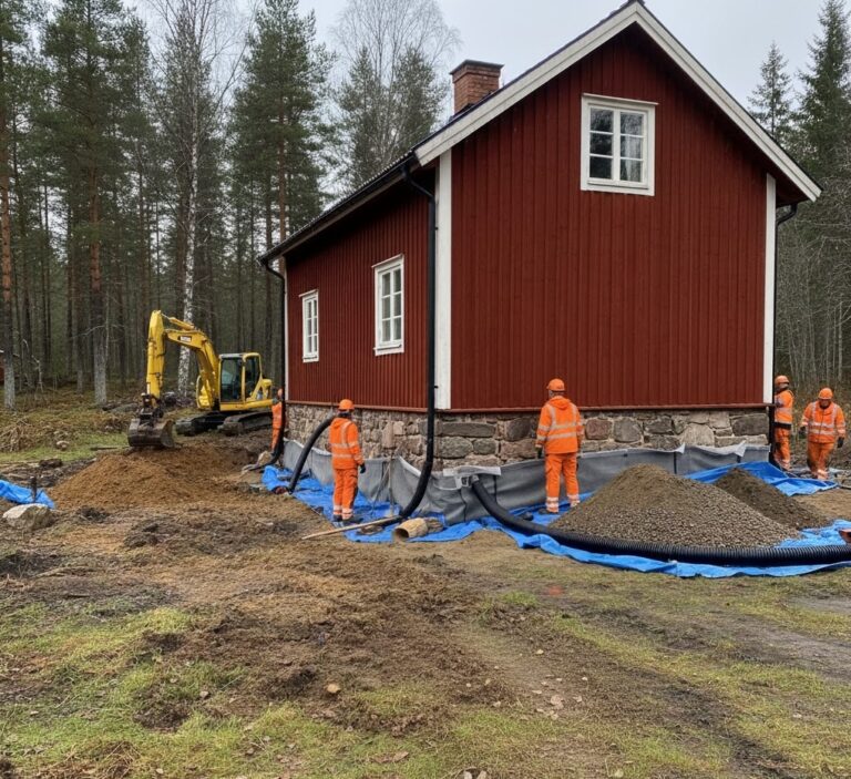 Dränering