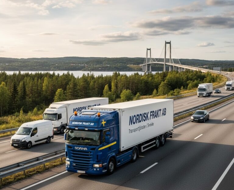 lastbil för transport