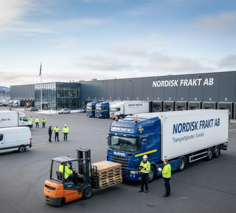 lastbil för transport