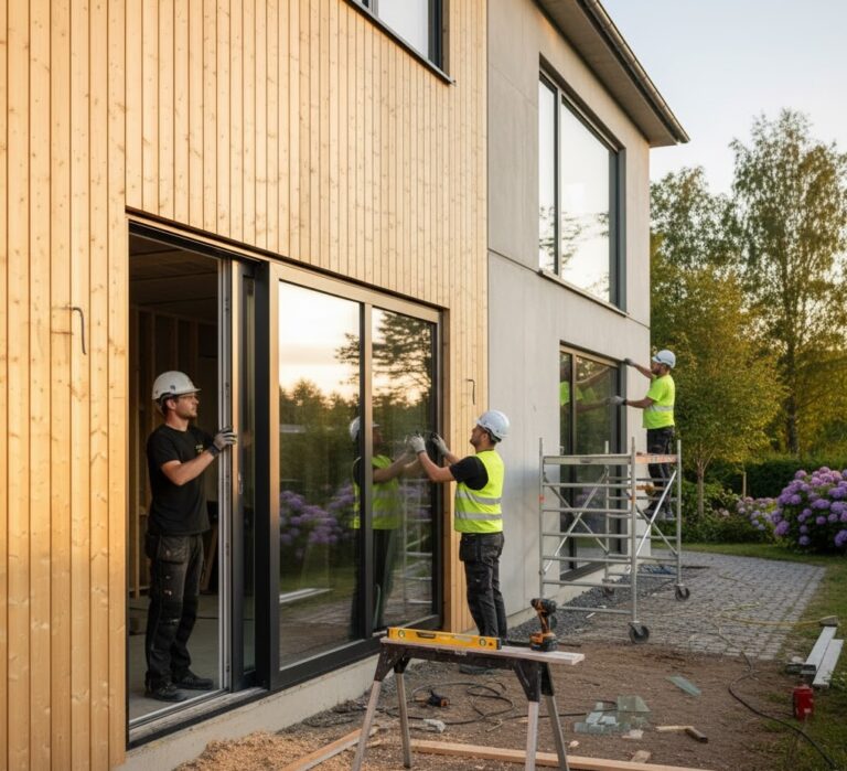 installerar fönster-dörar